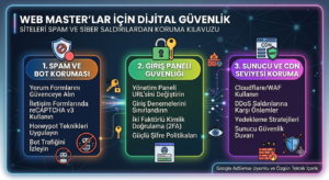 Web Master’lar İçin Dijital Güvenlik: Siteleri Spam ve Siber Saldırılardan Koruma Kılavuzu