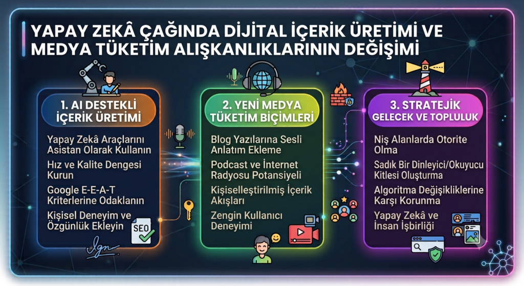 Yapay Zekâ Çağında Dijital İçerik Üretimi ve Medya Tüketim Alışkanlıklarının Değişimi